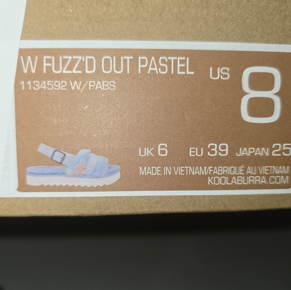 Koolaburra by Ugg multi color slipper/sandals, size 8-new w/box - Picture 2 of 8